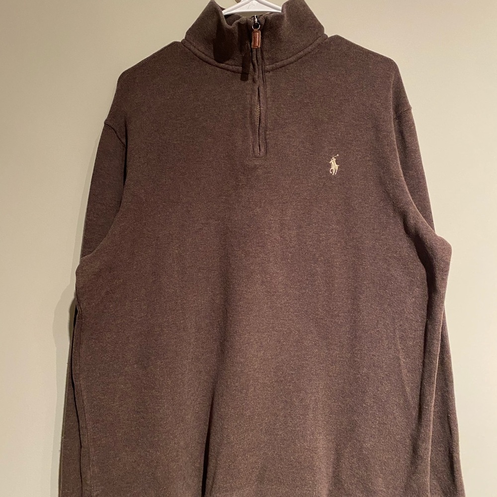 Polo men’s zip up sweater size L